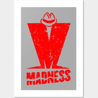 Madness - Retro Red Posters and Art